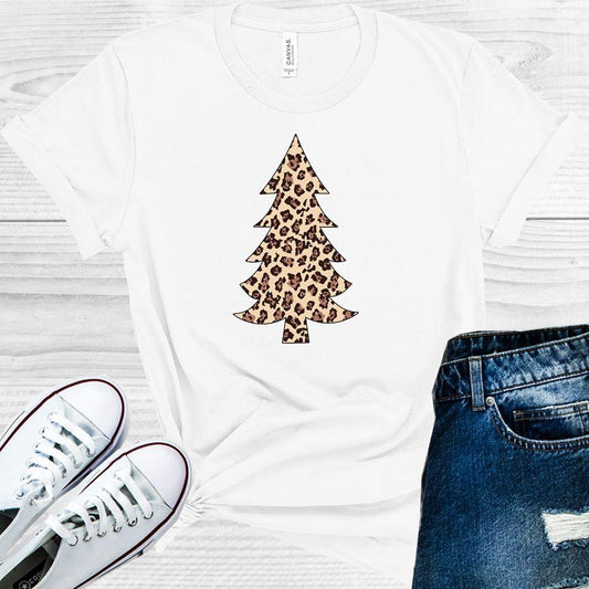 Leopard Christmas Tree Graphic Tee Graphic Tee