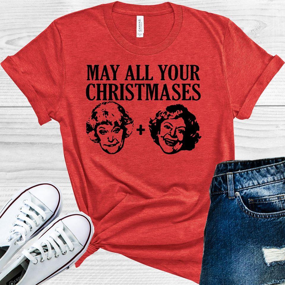 May All Your Christmases Bea White Graphic Tee Graphic Tee