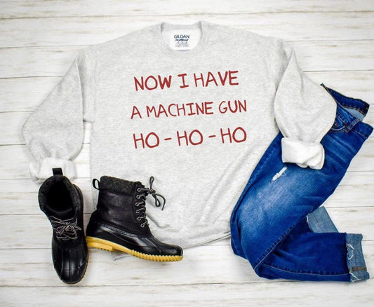 Now I Have A Machine Gun Ho-Ho-Ho Graphic Tee Graphic Tee