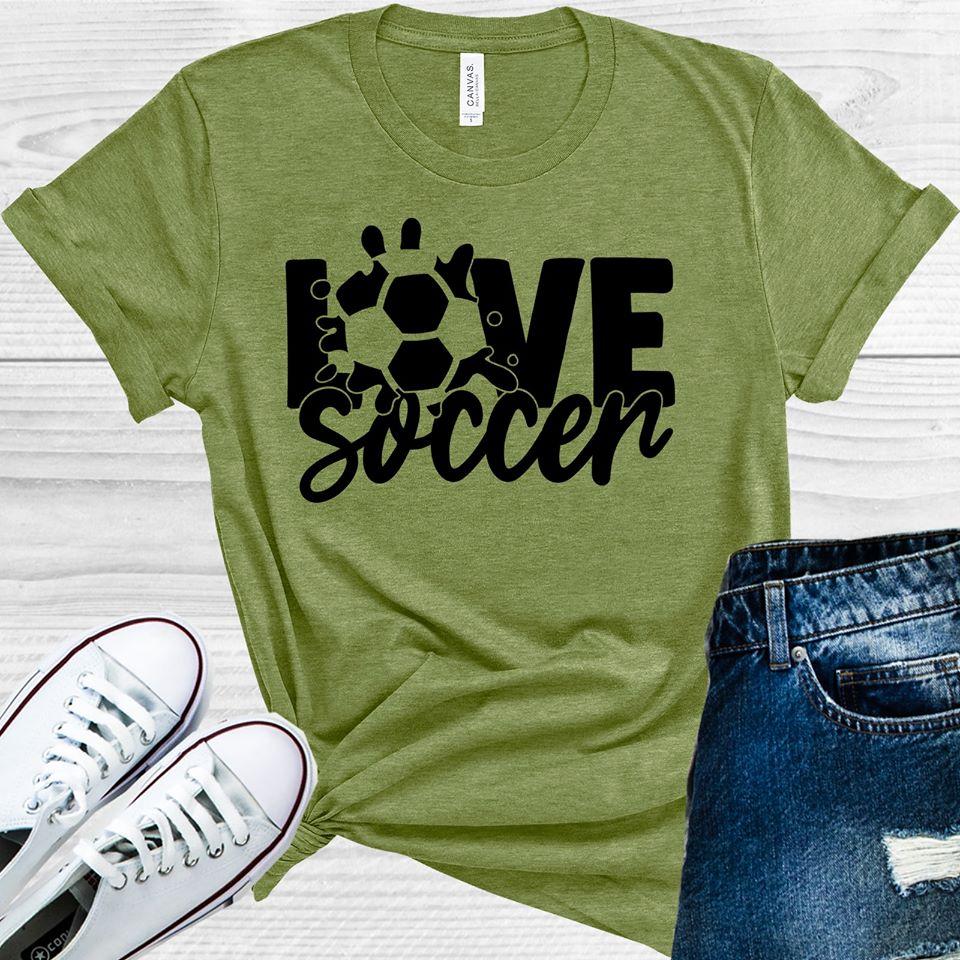 Love Soccer Graphic Tee Graphic Tee