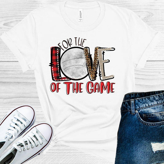 For The Love Of Game Volleyball Graphic Tee Graphic Tee