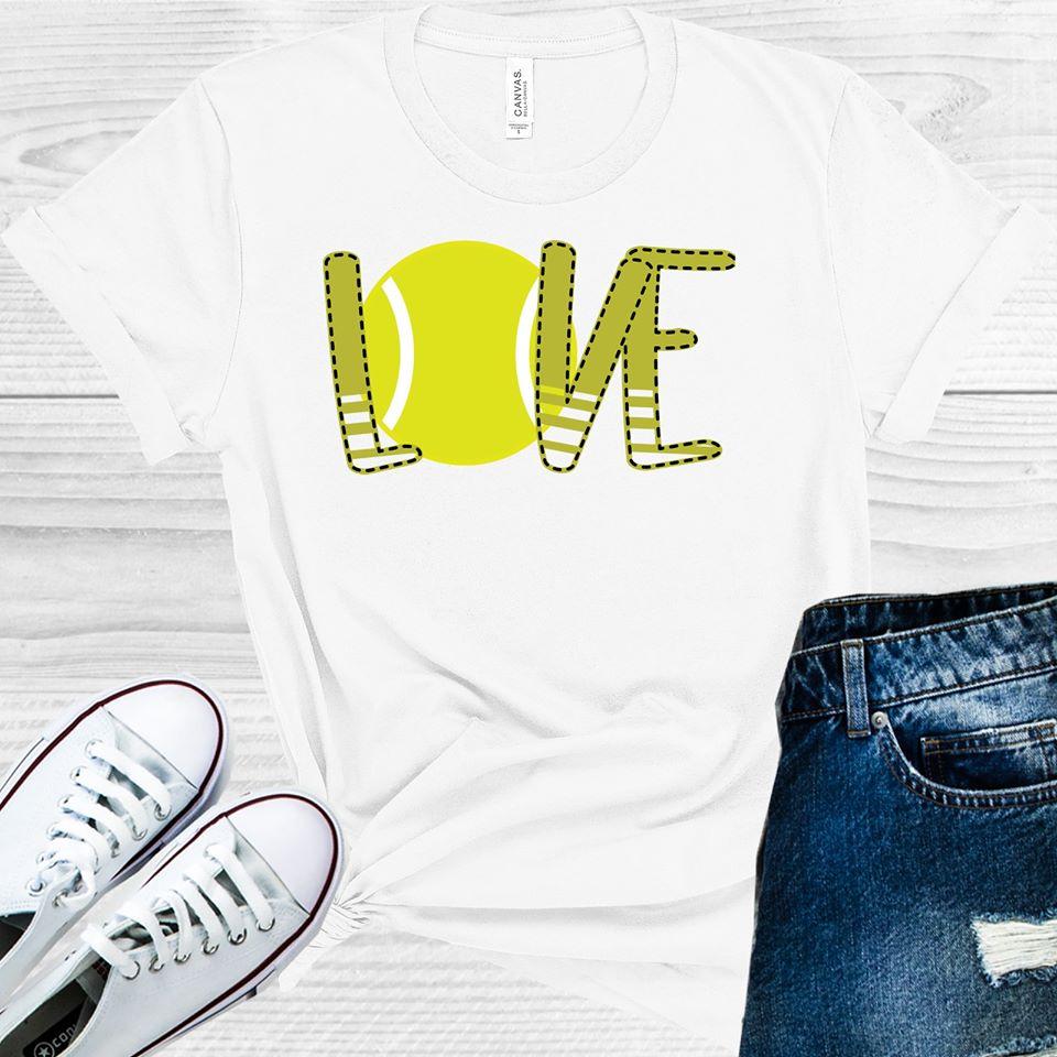 Love Tennis Graphic Tee Graphic Tee