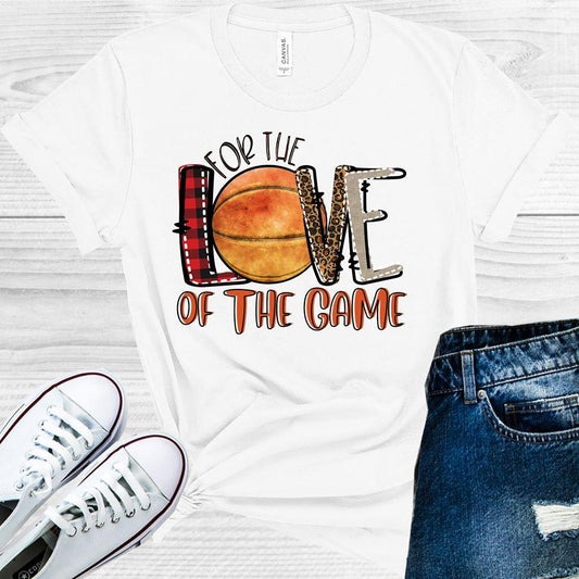 For The Love Of Game Basketball Graphic Tee Graphic Tee