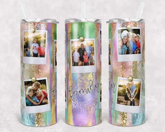 Photo Frame Family 20 Oz Skinny Tumbler
