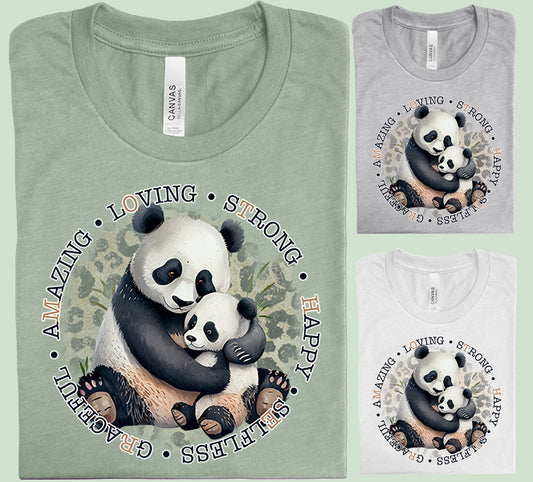 Panda Mother Graphic Tee