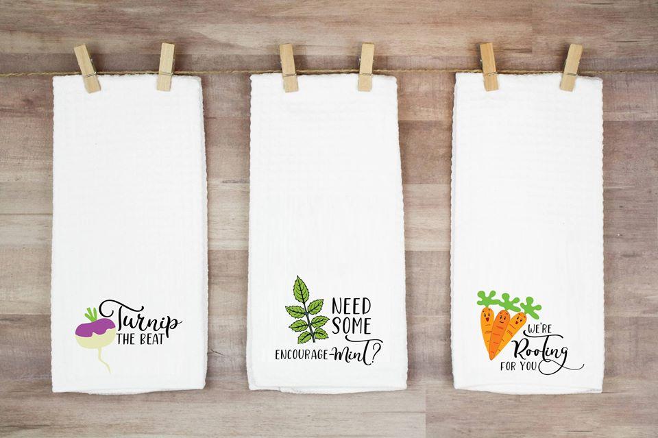 Need Some Encourage-Mint Hand Towel