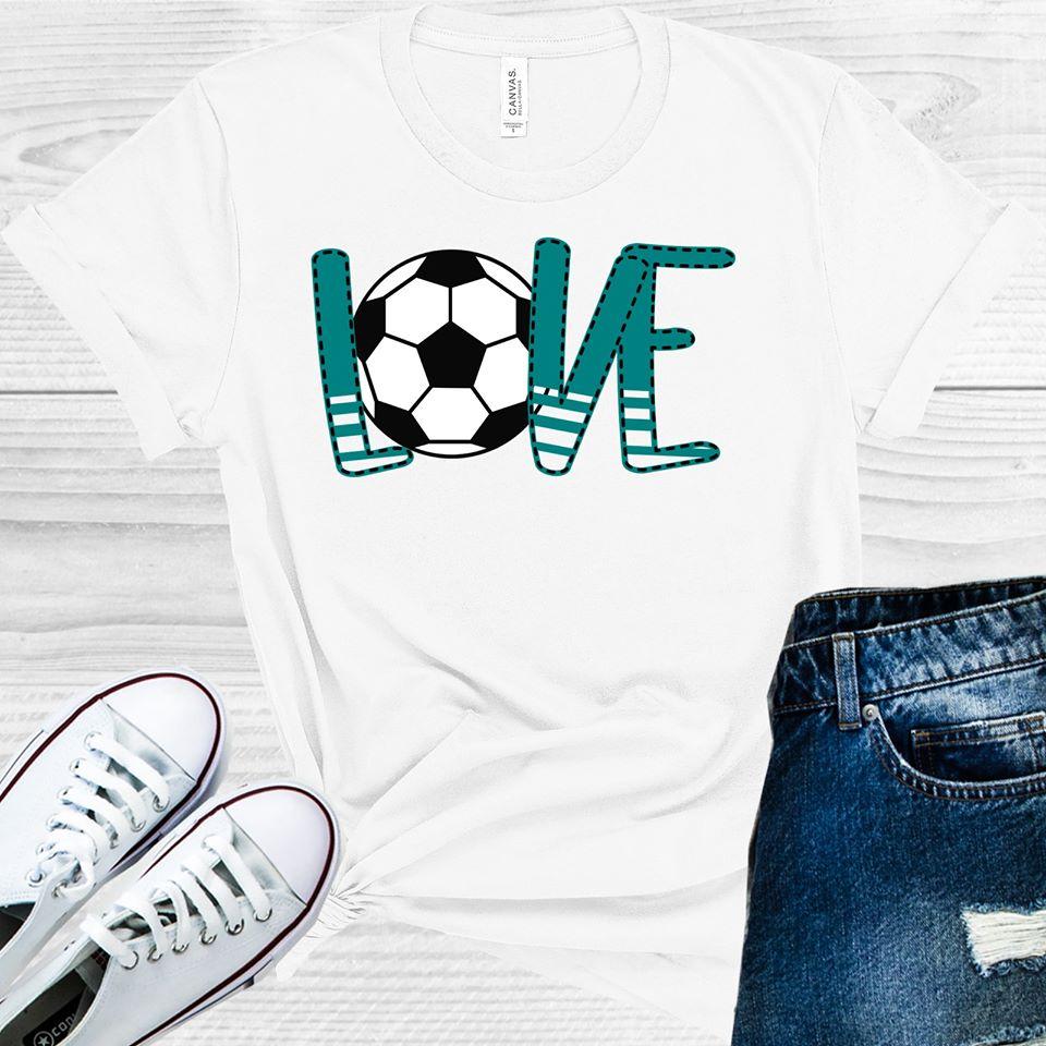 Love Soccer Graphic Tee Graphic Tee