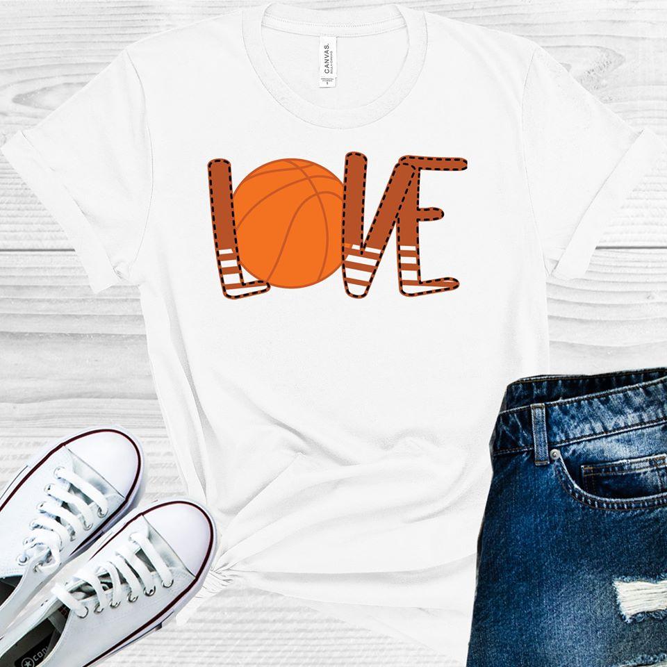 Love Basketball Graphic Tee Graphic Tee