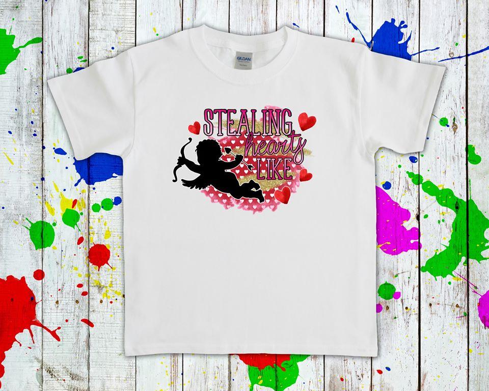Stealing Hearts Like Cupid Graphic Tee Graphic Tee