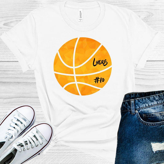 Customized Basketball Player Name With Optional Number Graphic Tee Graphic Tee