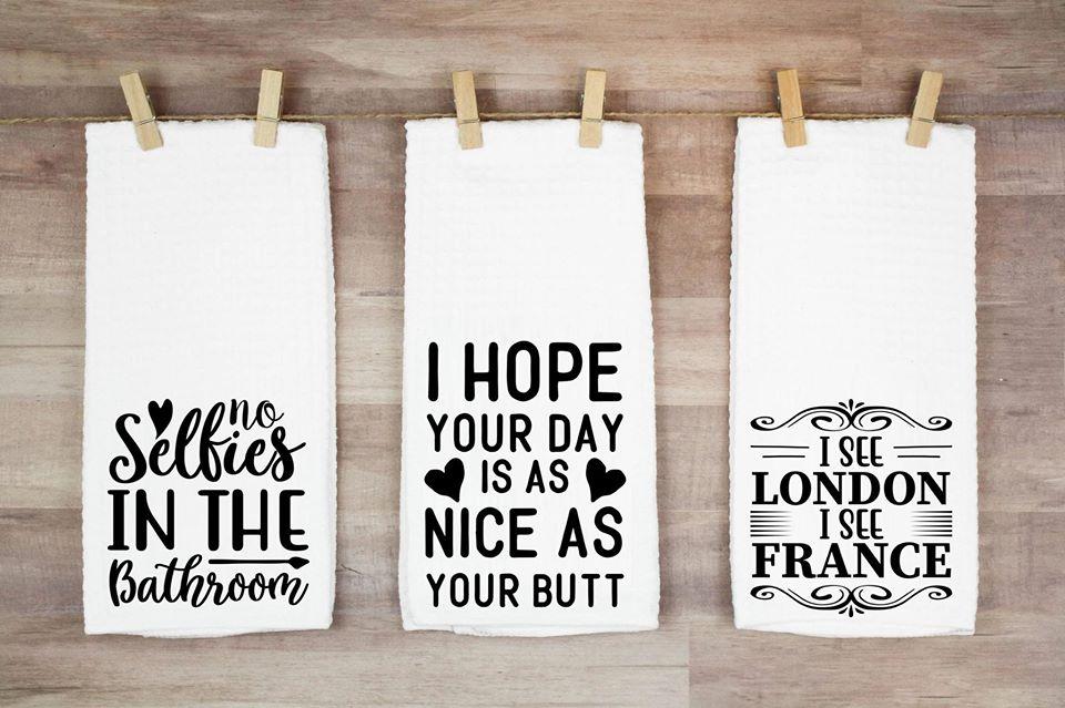 I Hope Your Day Is As Nice Butt Hand Towel