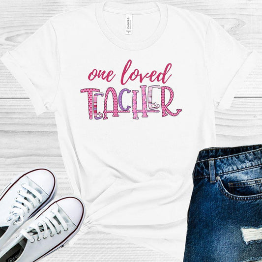 One Loved Teacher Graphic Tee Graphic Tee