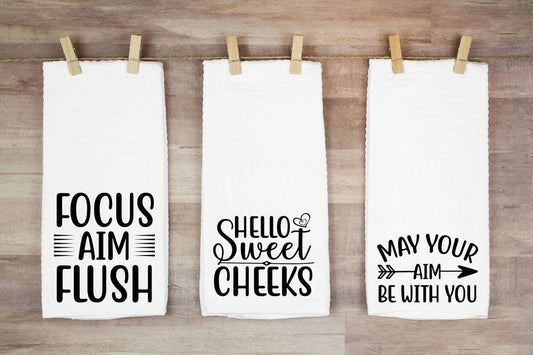 Focus Aim Flush Hand Towel