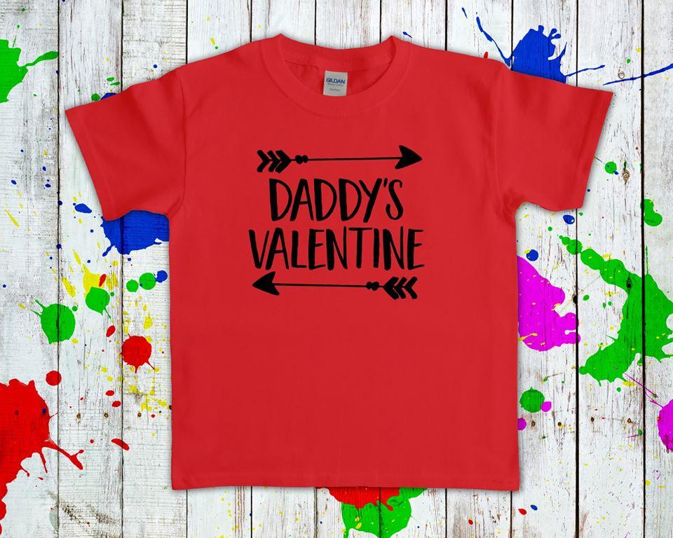Daddys Valentine Graphic Tee Graphic Tee