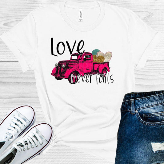 Love Never Fails Graphic Tee Graphic Tee