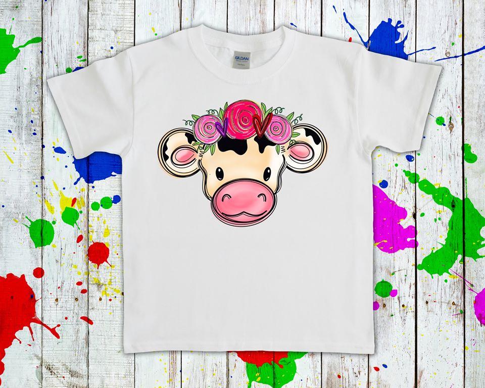 Valentine Cow Graphic Tee Graphic Tee