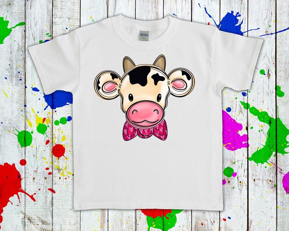 Valentine Cow Graphic Tee Graphic Tee