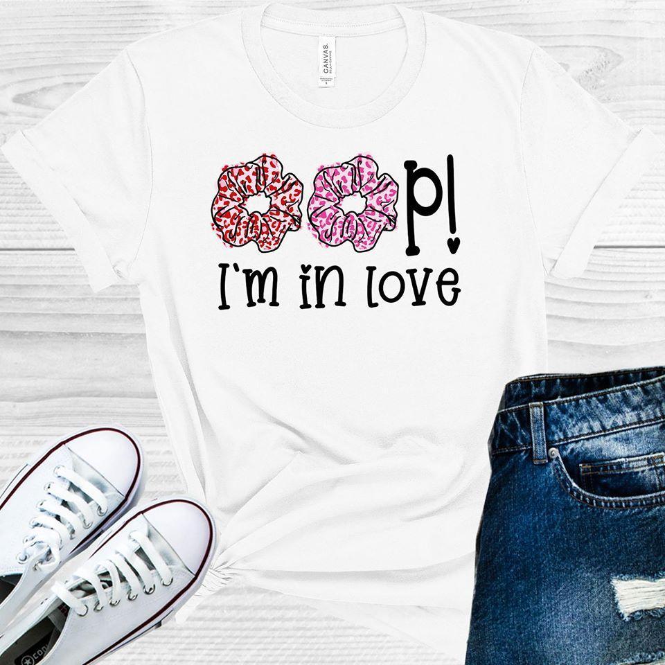 Oop Im In Love Valentines Day Graphic Tee Graphic Tee