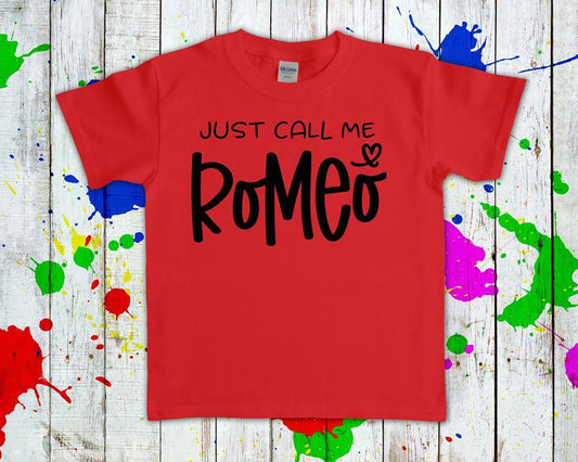 Just Call Me Romeo Graphic Tee Graphic Tee