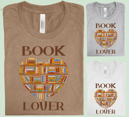 Book Lover Graphic Tee Graphic Tee