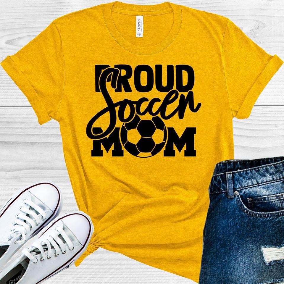 Proud Soccer Mom Graphic Tee Graphic Tee