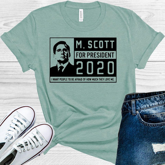 M. Scott For President 2020 Graphic Tee Graphic Tee