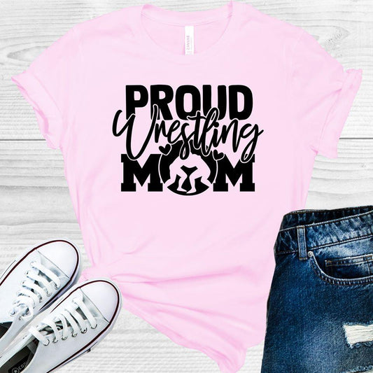 Proud Wrestling Mom Graphic Tee Graphic Tee