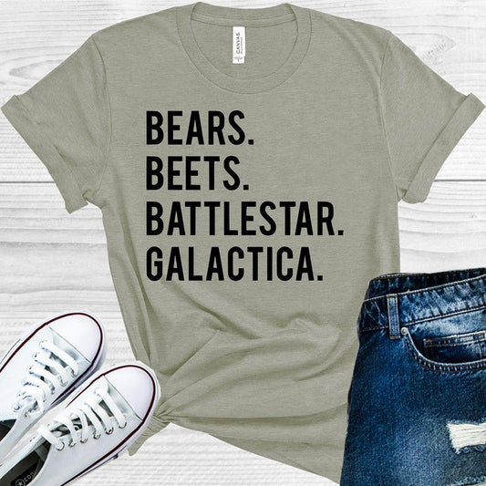 Bears Beets Battlestar Galactica Graphic Tee Graphic Tee