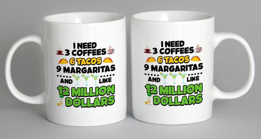 I Need 12 Million Dollars Mug Coffee