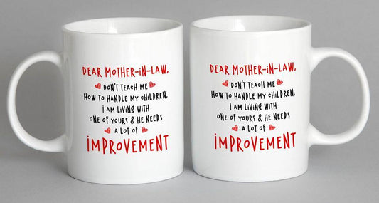 Dear Mother-In-Law Mug Coffee