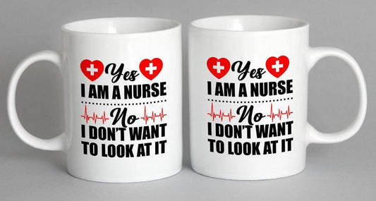 Yes I Am A Nurse Mug Coffee