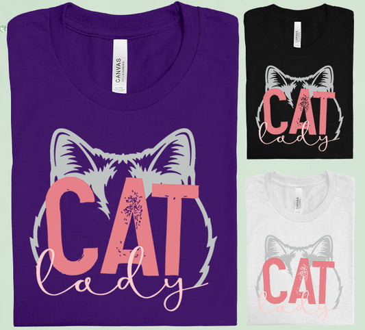 Cat Lady Graphic Tee Graphic Tee