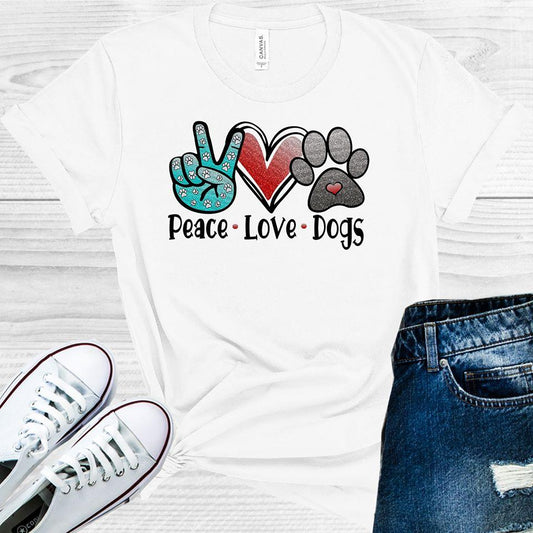 Peace Love Dogs Graphic Tee Graphic Tee