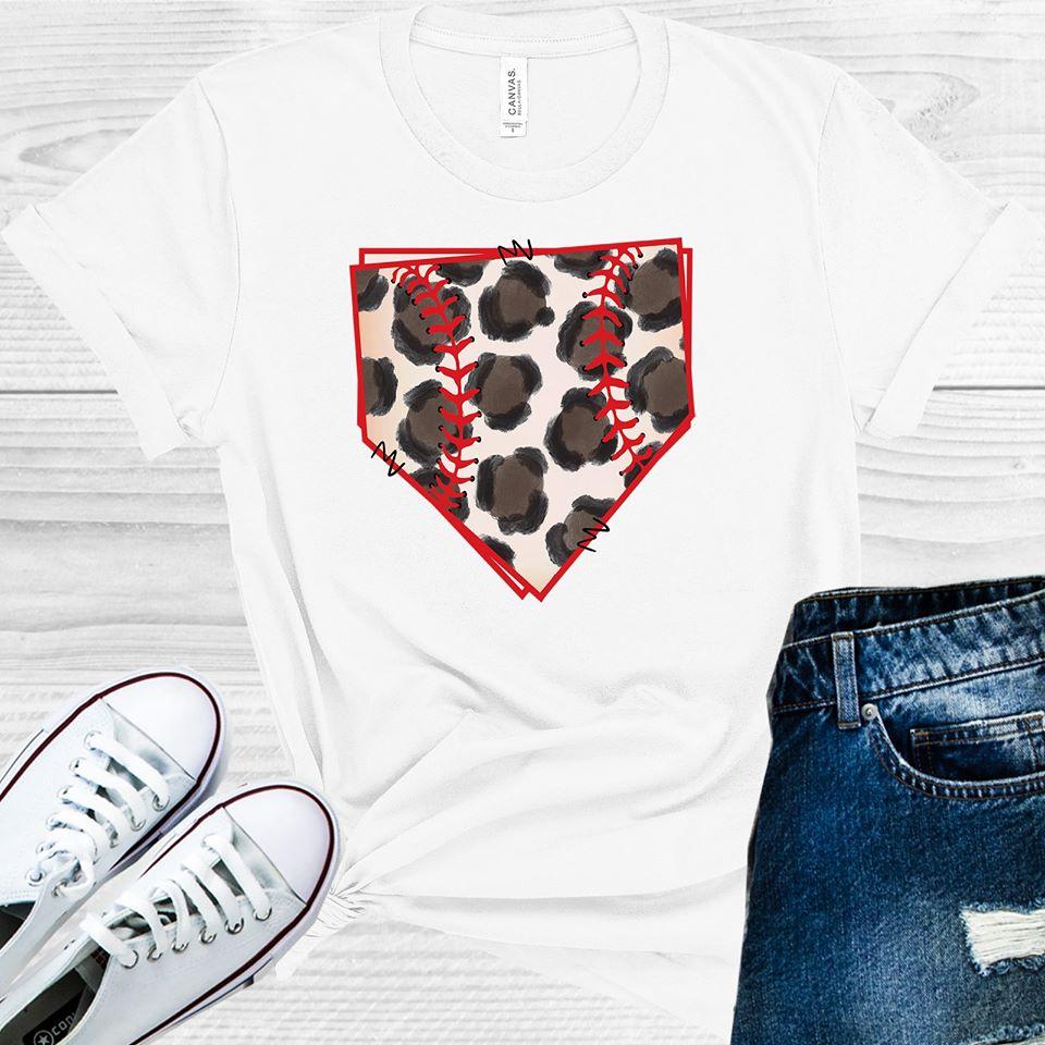 Leopard Home Plate Graphic Tee Graphic Tee