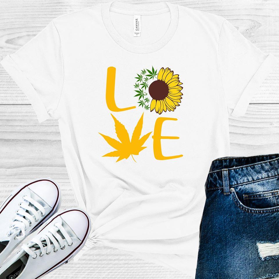 Love Weed Graphic Tee Graphic Tee