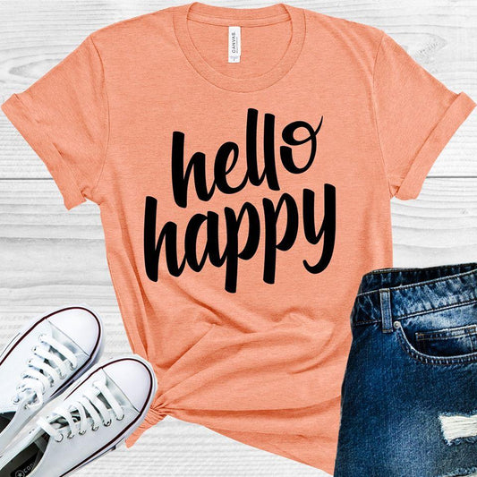 Hello Happy Graphic Tee Graphic Tee