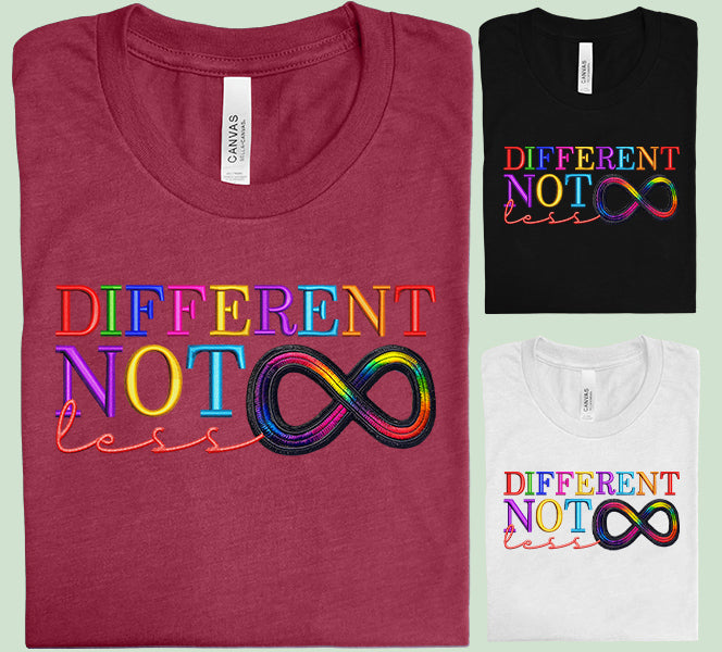 Different Not Less Graphic Tee