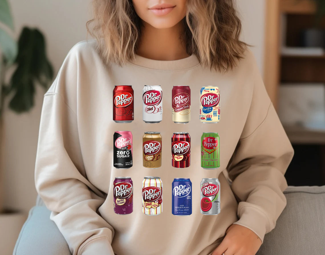 Dr Pepper Cans Graphic Tee