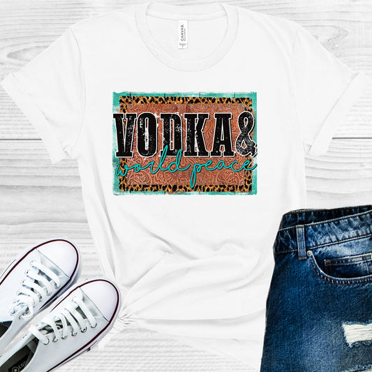 Vodka & World Peace Graphic Tee Graphic Tee