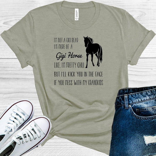 Im More Of A Gigi Horse Graphic Tee Graphic Tee