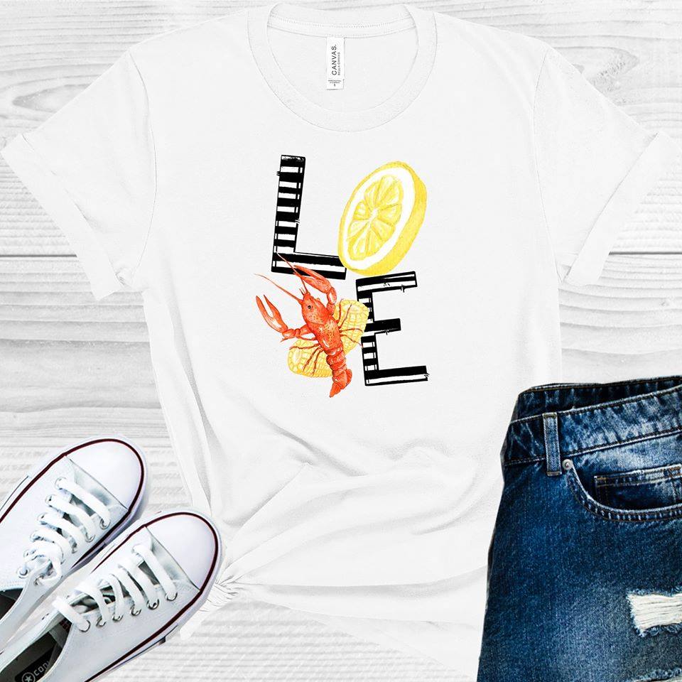 Love Crawfish Graphic Tee Graphic Tee