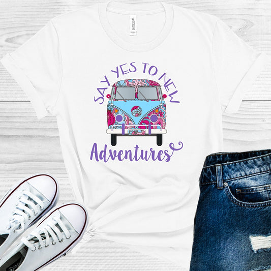 Say Yes To New Adventures Graphic Tee Graphic Tee
