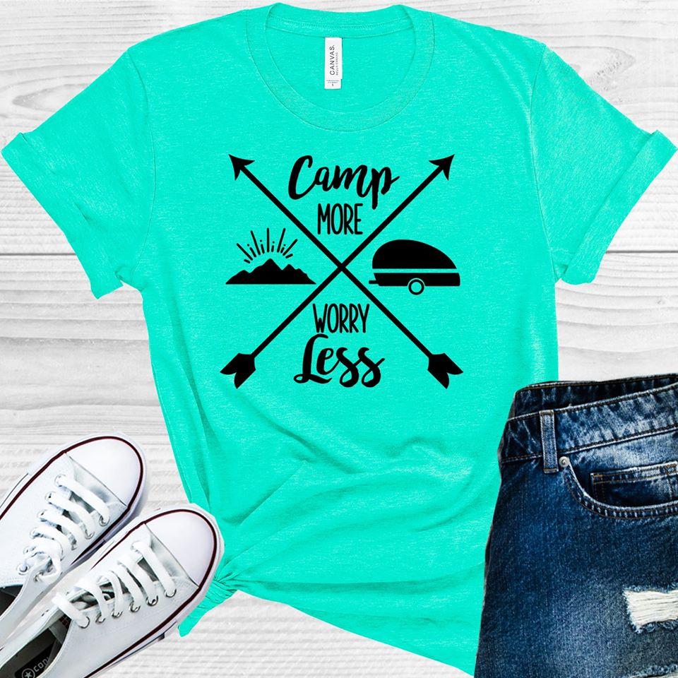 Camp More Worry Less Graphic Tee Graphic Tee