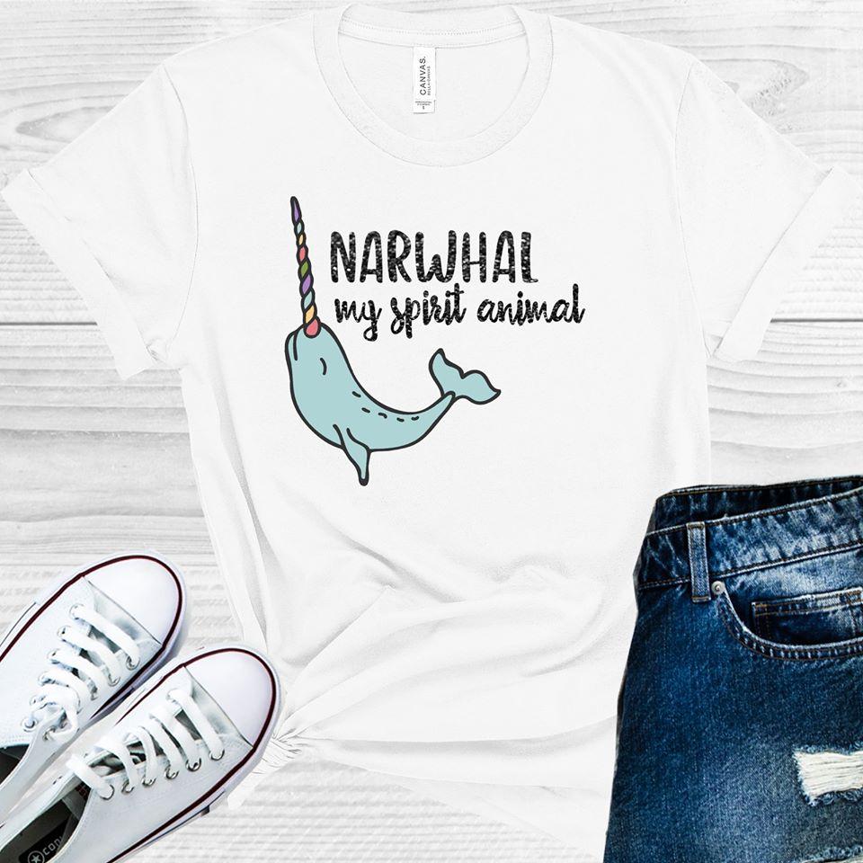 Narwhal My Spirit Animal Graphic Tee Graphic Tee