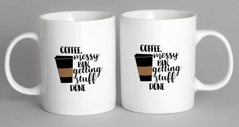 Coffee Messy Bun Getting Stuff Done Mug