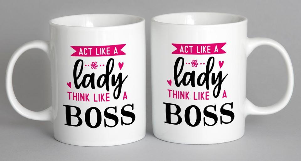 Act Like A Lady Think Boss Mug Coffee