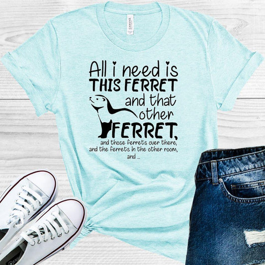 All I Need Is This Ferret And That Other Graphic Tee Graphic Tee