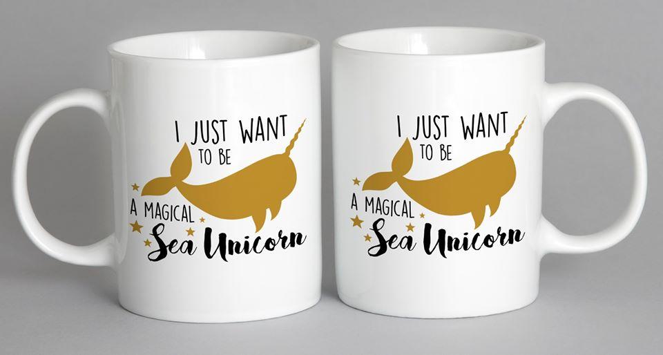I Just Want To Be A Magical Sea Unicorn Mug Coffee