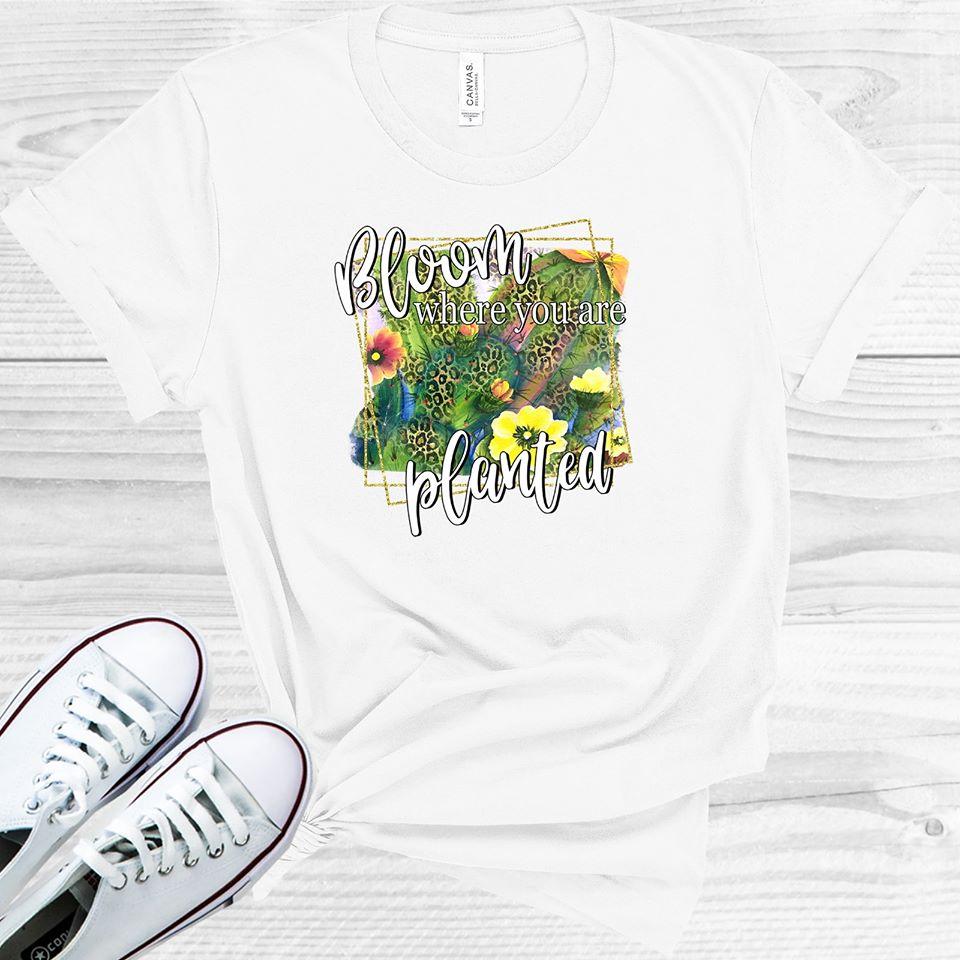 Bloom Where You Are Planted Graphic Tee Graphic Tee