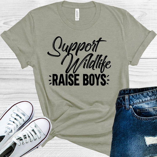 Support Wildlife Raise Boys Graphic Tee Graphic Tee